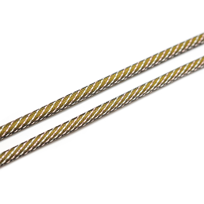 Corda del cavo ottico della presa di fabbrica, Alternative Muti ColorPatern PVC, Corda tessuta della guaina LSZH OD2.2 / 4.0 / 5.0 / 6.0