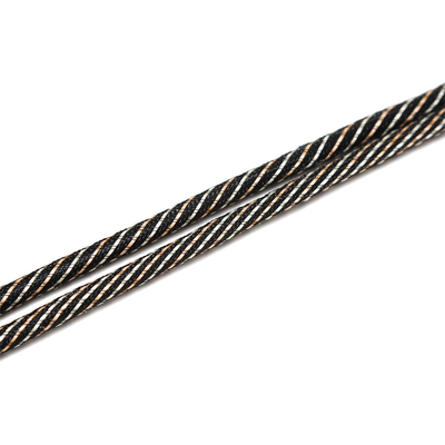 Corda del cavo ottico della presa di fabbrica, Alternative Muti ColorPatern PVC, Corda tessuta della guaina LSZH OD2.2 / 4.0 / 5.0 / 6.0