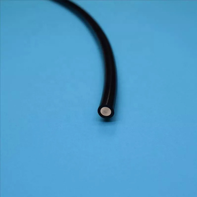 Presa di fabbrica POF 10mX 6mm Diametro esterno PVC PMMA Plastica nera Giacca Glow Cavo in fibra ottica per luce decorativa