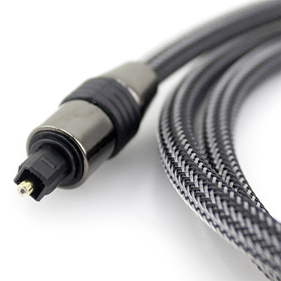 Cavo audio in fibra ottica Cavo in nylon Toslink SPDIF OD4.0 1m 2m 3m per lettore DVD CD Blu-Ray Xbox 360 Mini disco PS3