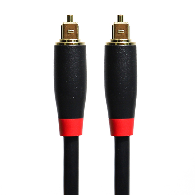 Prezzo di fabbrica di alta qualità 24K Audio ottico digitale Cavo Toslink ABS placcato oro Ject 1.5M