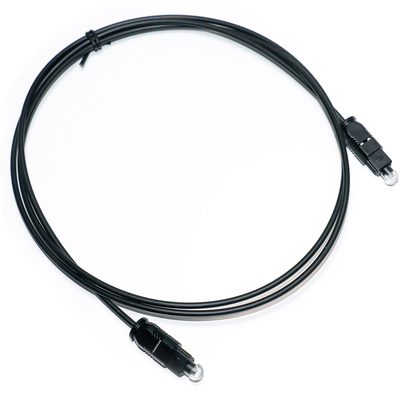 Cable audio ottico digitale Toslink ottico digitale SPDIF corda in PVC ultra sottile gold Ject placcato cappuccio di polvere