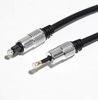 Toslink ottico cabla OD5.0 la corda T-3.5 ha placcato Shell For Home Theatre Amplifier d'argento di alluminio Soundbar 1.5M 3M 5M