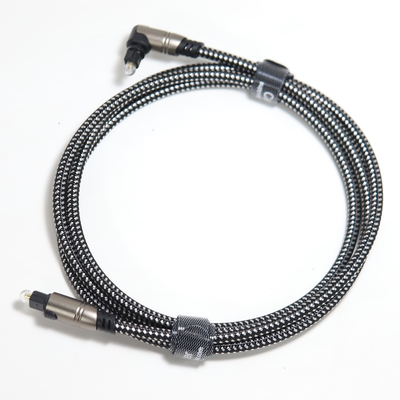 90 corda ottica del cavo OD5.0 Knited di Toslink di grado audio per Soundbar 5M