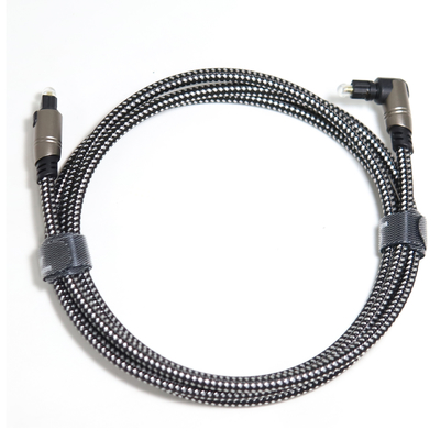 90 corda ottica del cavo OD5.0 Knited di Toslink di grado audio per Soundbar 5M