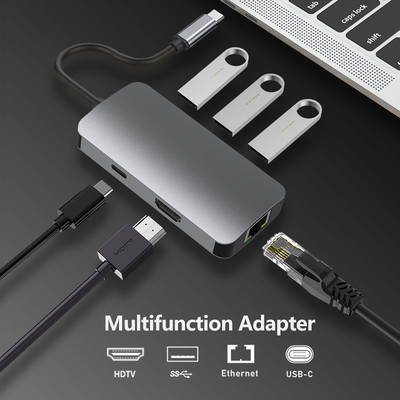 Multifunzione Micro USB C ad HDTV Adapter Adapter USB C per Mac TV Projection