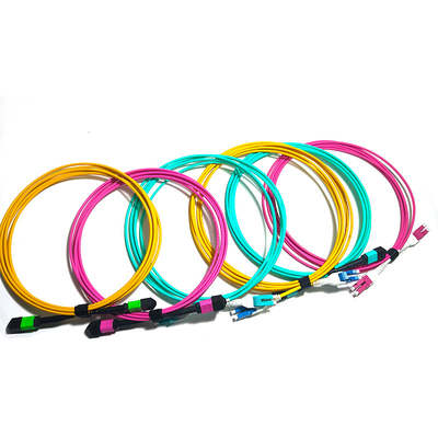 12F MPO/MTP Multimodo maschio/femmina OM4 Fibra di patch cord