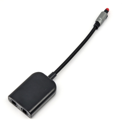 Cable audio ottico Toslink per lettori per la casa CD soundbar 4.0mm OD 1-30m lunghezza connettore dorato placcato giallo-nero