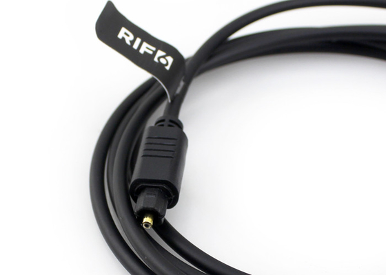 L'oro ha placcato 4.0mm un cavo ottico da 90 gradi, audio cavo a fibra ottica di Toslink