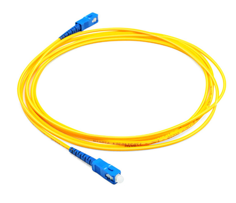 GBP a fibra ottica dual core gialli 4CH del cavo di toppa OM3 10