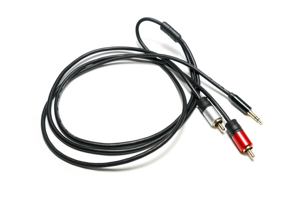 Metallo Shell 3,5 millimetri Jack To Optical Cable, 2 in 1 cavo ottico della cuffia