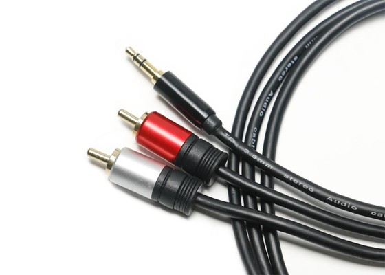 Metallo Shell 3,5 millimetri Jack To Optical Cable, 2 in 1 cavo ottico della cuffia