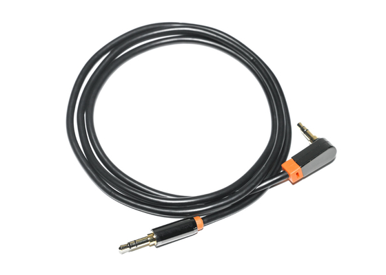 Il nero 0,92 metri cavo ottico di Digital di audio, cavo dell'altoparlante dell'automobile del PVC del metallo di 3.5mm
