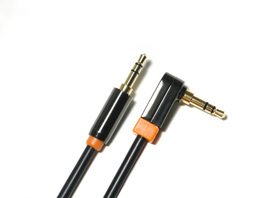 Il nero 0,92 metri cavo ottico di Digital di audio, cavo dell'altoparlante dell'automobile del PVC del metallo di 3.5mm