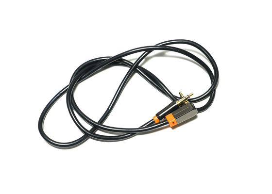 Il nero 0,92 metri cavo ottico di Digital di audio, cavo dell'altoparlante dell'automobile del PVC del metallo di 3.5mm