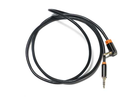 Il nero 0,92 metri cavo ottico di Digital di audio, cavo dell'altoparlante dell'automobile del PVC del metallo di 3.5mm