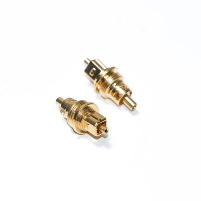 Accessori di fibra ottica di Monoluxtecs, connettore a fibra ottica del metallo di Toslink