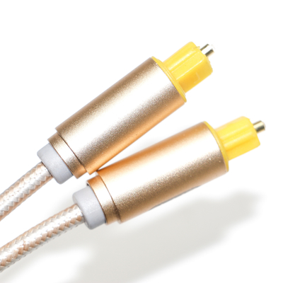 OD4.0 intrecciato Toslink cavo digitale Shell connettore in plastica per soundbar 1.8M 2.4M 3M