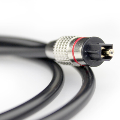 TOSLINK Cavo Audio Ottico Digitale Placcato Guscio di Metallo Connettore Dorato Per Lettore CD Home Theater1M/2M/3M