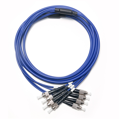 Cavo patch in fibra ottica FC-ST OM3 4 Mode 4 Core Wire OD 2.0 / 3.0mm per connettore per computer interno per telecamera di sorveglianza