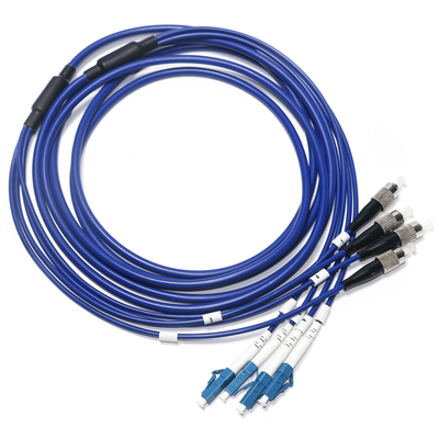 Modalità OM4/OM5 4/4 SC LC del cavo di toppa in fibra ottica per WLAN LAN di sorveglianza
