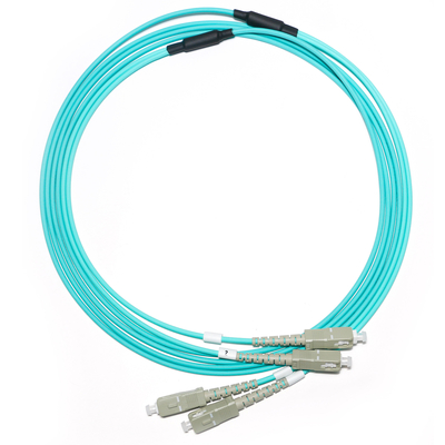 Diametro esterno 2.0-3.0mm del cavo di toppa a fibra ottica OM3 di FC per la LAN del computer dell'interno della telecamera di sorveglianza WLAN