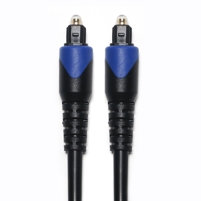 Cavo digitale Blue&Toslink OD4.0 Cavo in fibra ottica placcato PVC Connettore rotondo per lettore CD Soundbar