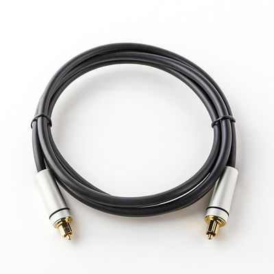 Cavo audio Toslink con connettore intrecciato placcato oro e certificazione ROHS
