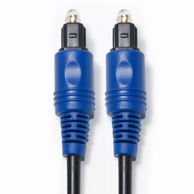 Prezzo di fabbrica Brand New Toslink Cavo in fibra ottica digitale Corda in PVC placcato Blue Shell HiFi Sound per Home Theater