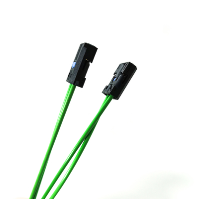 Adattatore femmina per cavo verde oliva con bypass ad anello in fibra ottica da 22 cm per BGM Mercedes