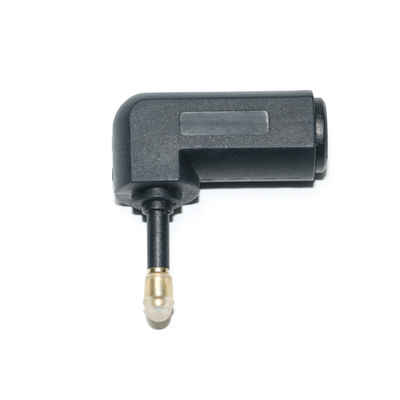 Toslink ottico 90 gradi ad angolo retto cavo audio adattatore di prolunga convertitore audio stereo 360 giri