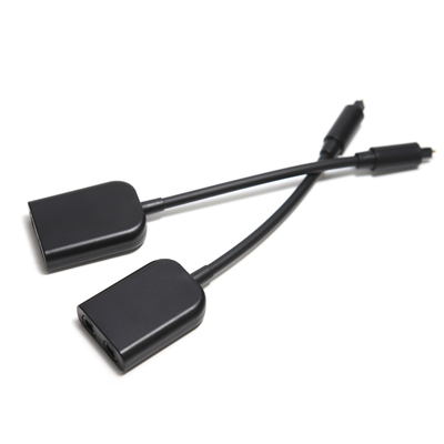 Splitter digitale in fibra ottica Toslink 1 in 2 Out Cavo adattatore audio Miglioramento del segnale