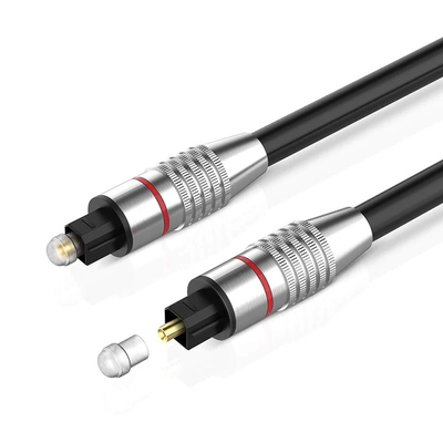 Cavo Toslink con testa placcata in oro Cavo audio in fibra ottica digitale 1M 1.5M 2M 3M 5M 10M 15M