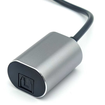 Cavo audio ottico TOSLINK ad alte prestazioni con connettore maschio USB-C per la trasmissione digitale del suono