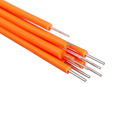 Cavo in fibra ottica plastica con diametro di 2,0 mm o 3,0 mm, colore arancione e perdita di inserzione tipica di 0,3 dB, 0,2 dB